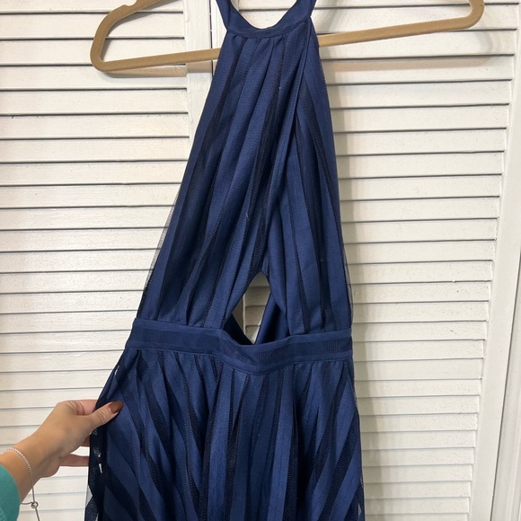 Amur Twilight Blue Leonie Halter Dress - Picture 2 of 7